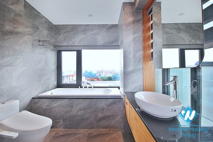 High-end 2 bedrooms apartment with huge balcony for rent in Tay Ho, Ha Noi